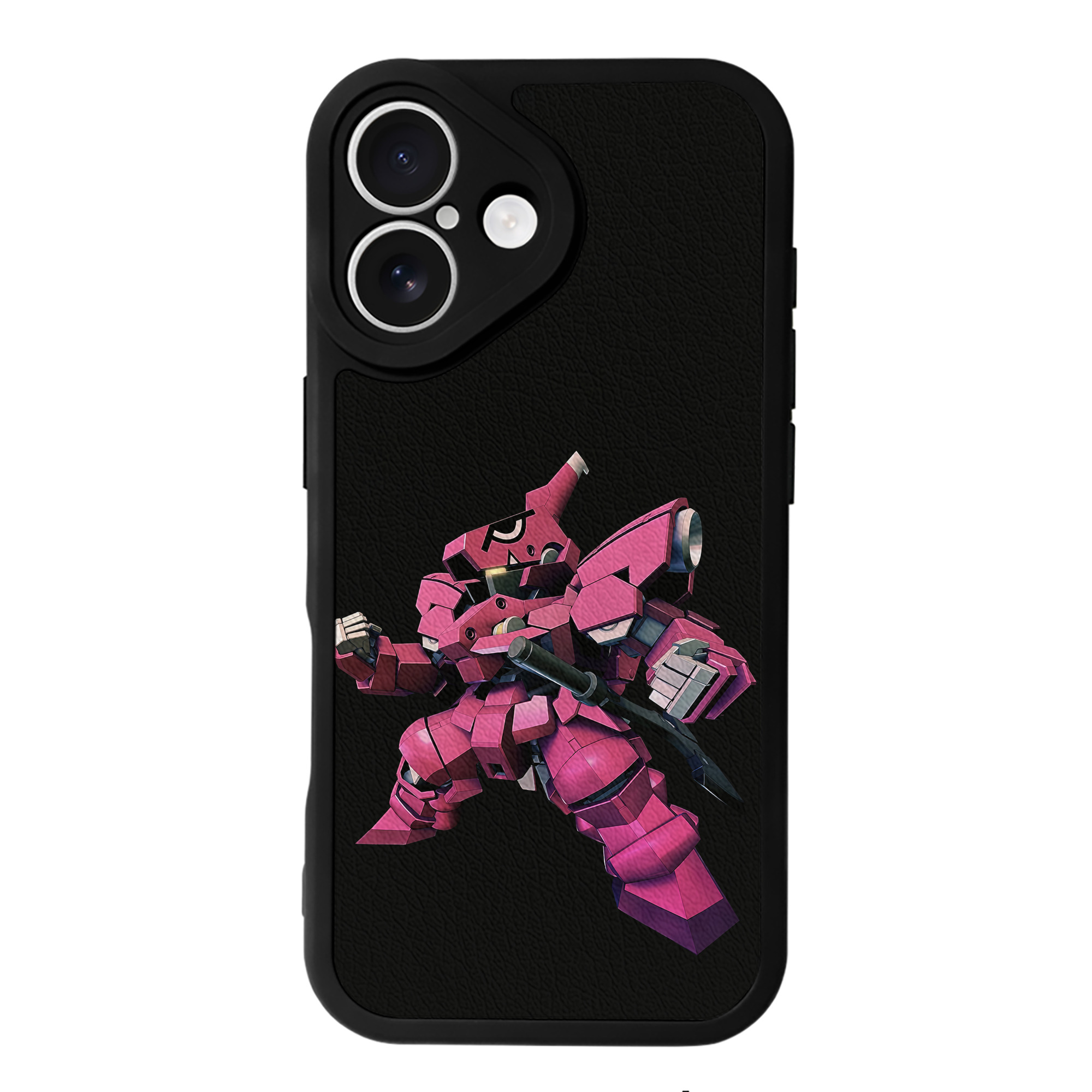 （画像用） 機動戦士ガンダム Mobile Suit Gundam 【iPhone 16シリーズ対応】シリコンスマホケース（レザー調） 材質：シリコン